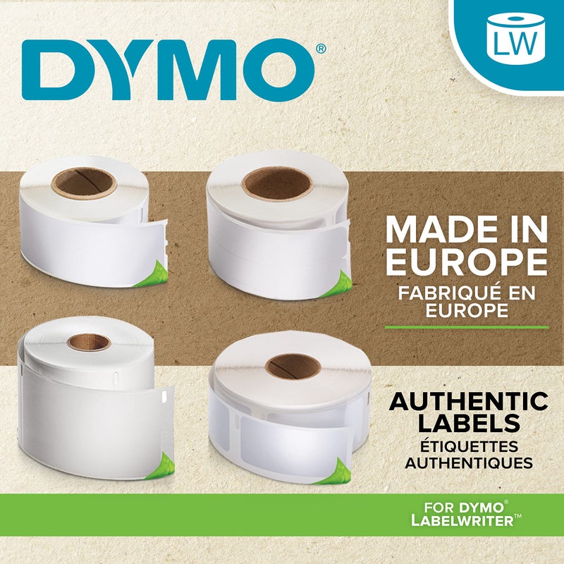 Dymo Sanford Lw Ribbon White Plastic 25X54Mm Roll161 - Image 3